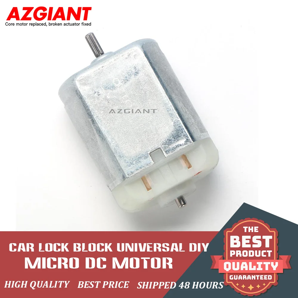 

AZGIANT 1/2/3/4/5pcs FC280 Carbon Flat Brush motor Central Locking Door Lock Rearview Mirror Folding Micro Motors 12V DC