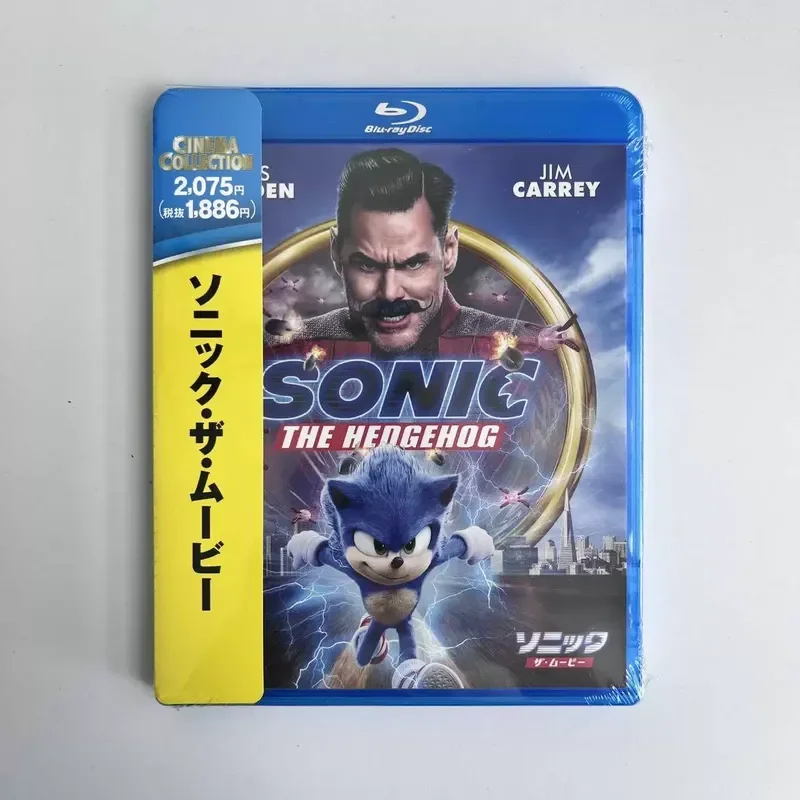 Japanese Genuine Blu-ray BD Sonic the Hedgehog 2020 Super Sound Mouse Movie Sonic Kid