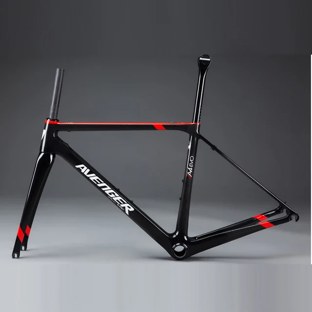 

A4 Full Carbon Fiber E Bike Frame Gravel Bike Super Light Weight Road Carbon Bicycle Frame FM008