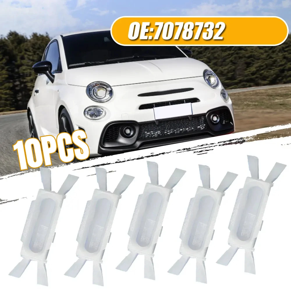 

10pcs Car Door Rain Eaves Sealing Strip Clamp Car Engine Hood Buckle Fasteners Clip Auto Interior Accessories for Fiat 7078732