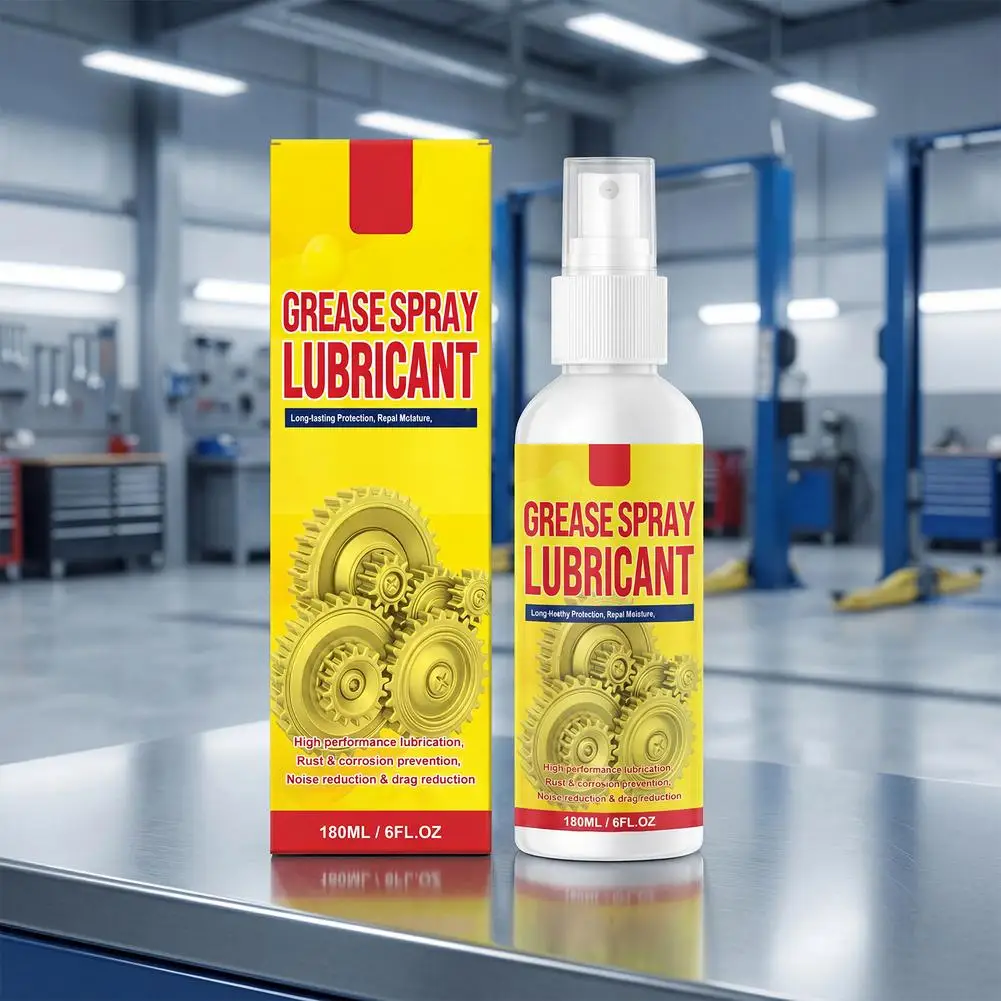 Spray Lubricante, Aceite para Cadena de Motocicleta Antióxido y Anticorrosión, Spray Reductor de Ruido para Mantenimiento Automotriz y Mecánico