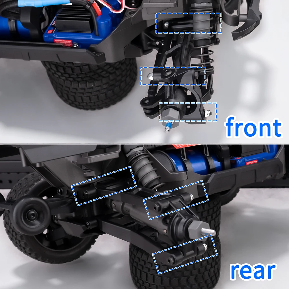 AXSPEED 1 set  Steel Hinge-pin Kit for 1/16 T-raxxas Mini Maxx 2S RC Car Upgrade Parts Accessories