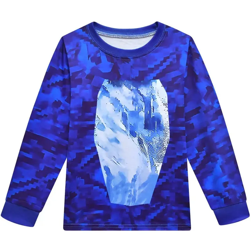 Children's Sets for Boys Girls Gorilla Tag Cosplay Halloween Costume Kids Spring Autumn Long Sleeve Tops and Pants Casual Outfit