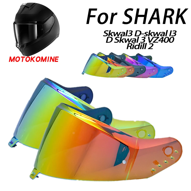 Visor Lens for Shark Skwal3 D-skwal I3 Sun Glass D Skwal 3 VZ400 Helmet Visor Shield Ridill 2 Windshield Motorcycle Accessories