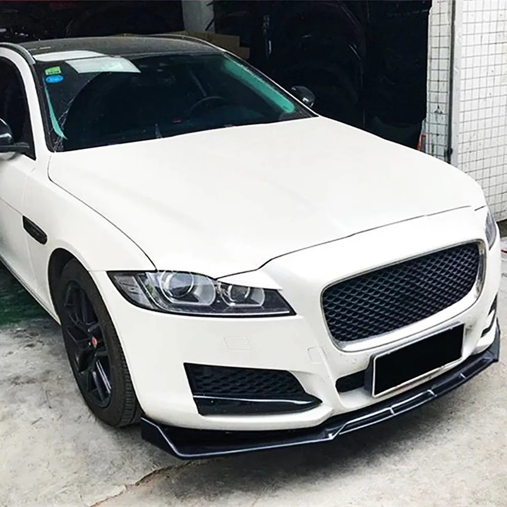 For Jaguar XFL XF XE Front Bumper Lip Chin Spoiler Splitter Diffuser Protective Cover Car Exterior Tuning Accessories Part