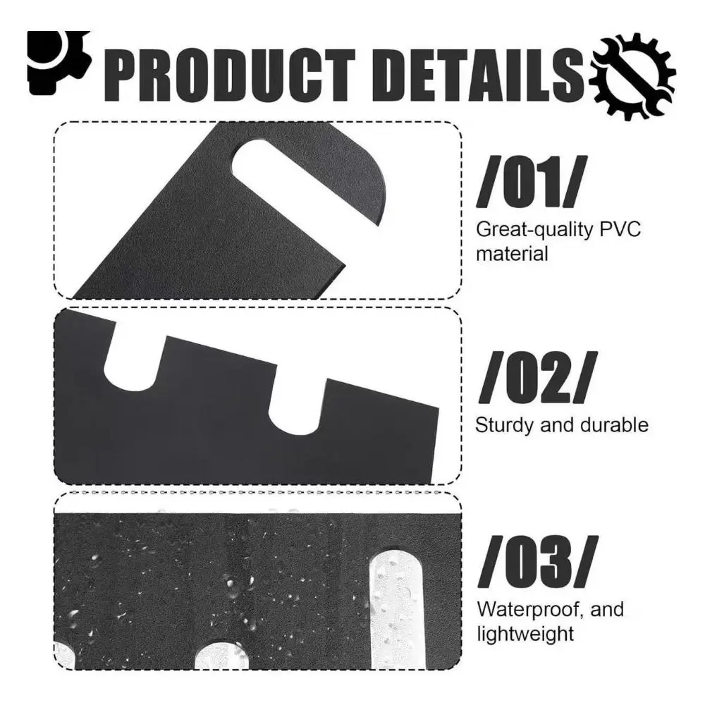5pcs Professional Thickness Adjustable Door Hinge Shims Furniture Leveling Durable Hinge Spacers Waterproof Hinge Shims Hardware