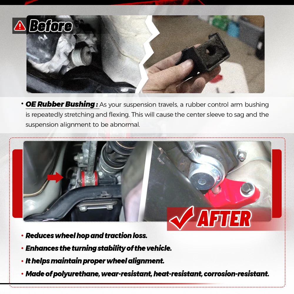 Front & Rear Shifter Stabilizer Bushing Kit (5 / 6 Speed ) For Subaru Impreza WRX BRZ Forester Legacy,Toyota FR-S GT86