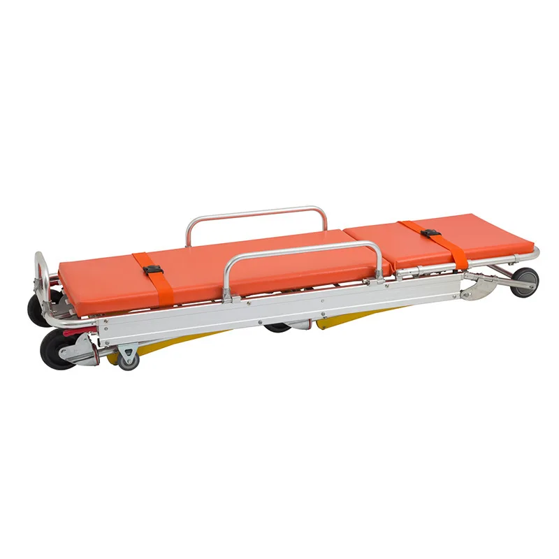 

Medical aluminum alloy ambulance 120 stretcher automatic car stretcher bed multifunctional rescue foldable car