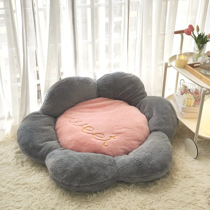 Kids Sofa Bean Bag Lounger Foldable Single Seat Tatami Floor Cushion Reading Corner Bedroom Balcony Chair Gray Pink Green