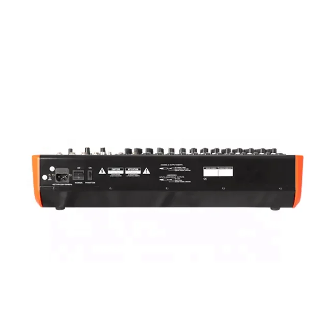High Quality USB 12 Channels With Build-in Sound Card Mixer Profession Audio