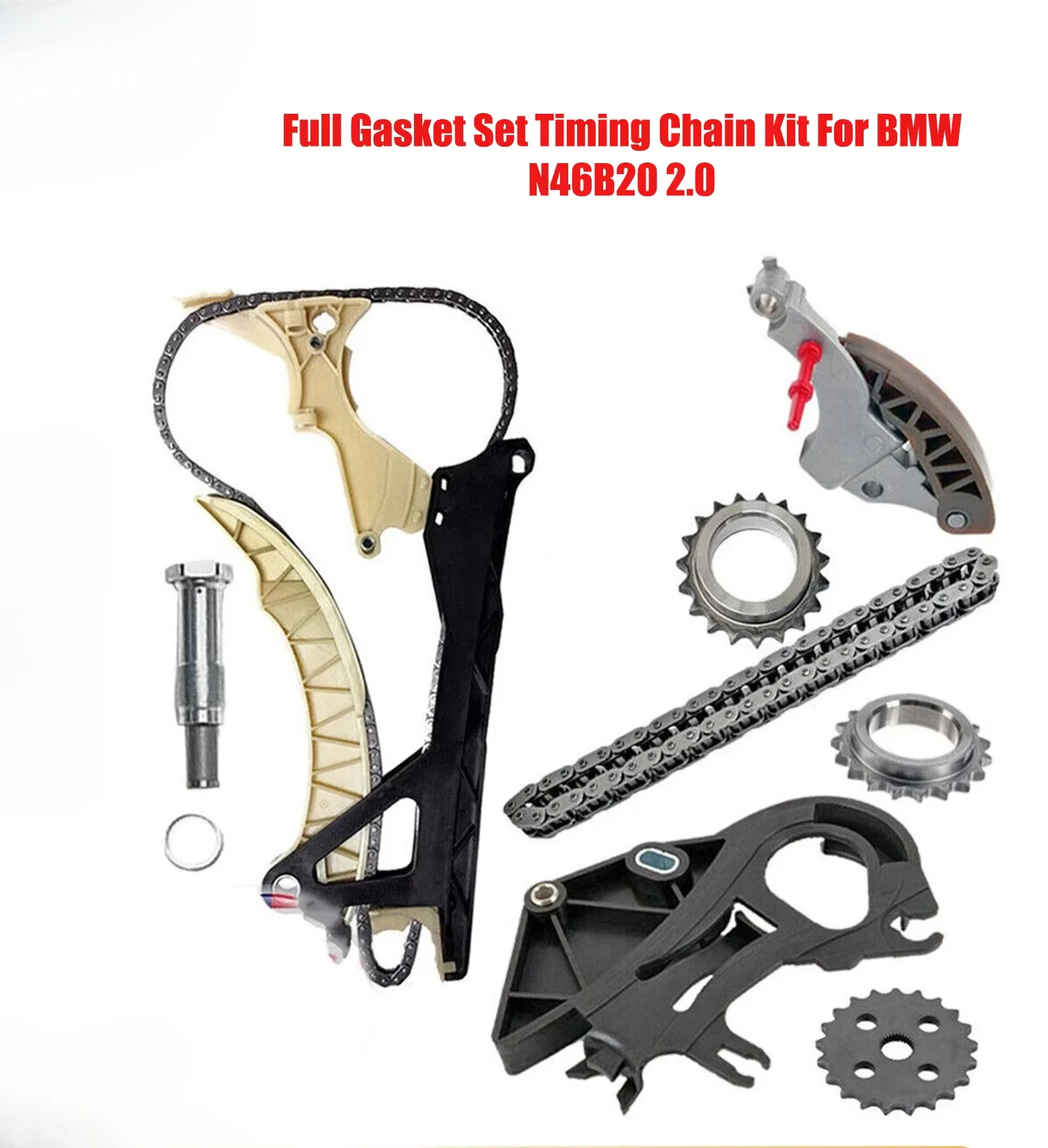 Engine Rebuild Kit Crankshaft Con Rods Timing Chain Kit For BMW N46B20 2.0L 11257562457 11217516040
