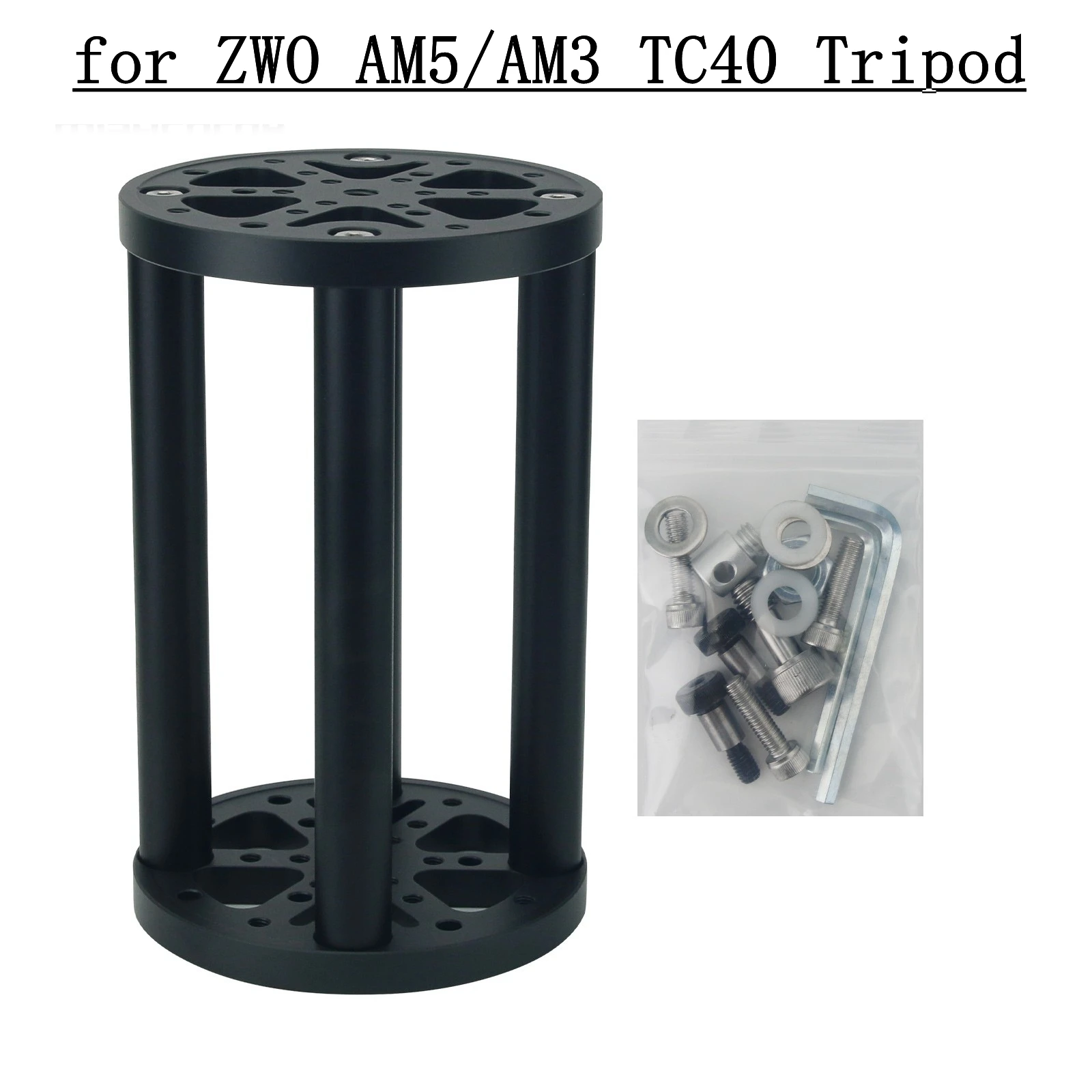 NONE Maxgeek MT-200 195 mm Äquatoriale Montierung, Verlängerungsunterstützung, Höhenerhöhungsgelenk für ZWO AM5/AM3 TC40 Stativ 3