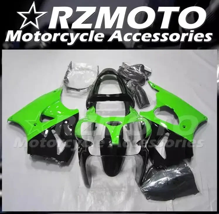 

4Gifts New ABS Fairings Kit Fit For KAWASAKI ZX-6R 2000 2001 2002 00 01 02 Bodywork Set Custom Black Green