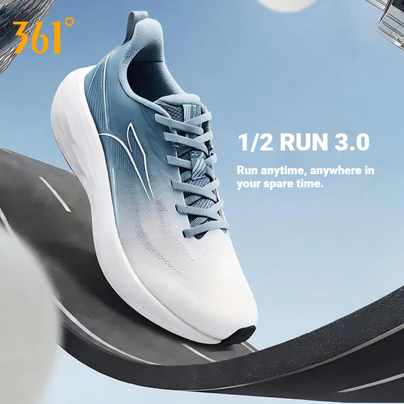 361 Degrees Refresh – chaussures de course décontractées pour hommes, baskets respirantes en maille, confortables, à empeigne élargie, pour la marche, 672622225
