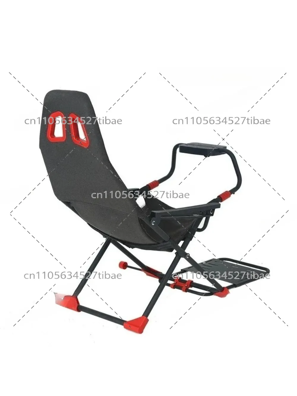 Foldable racing simulator seat bracket home driving game steering wheel display pedal bracket