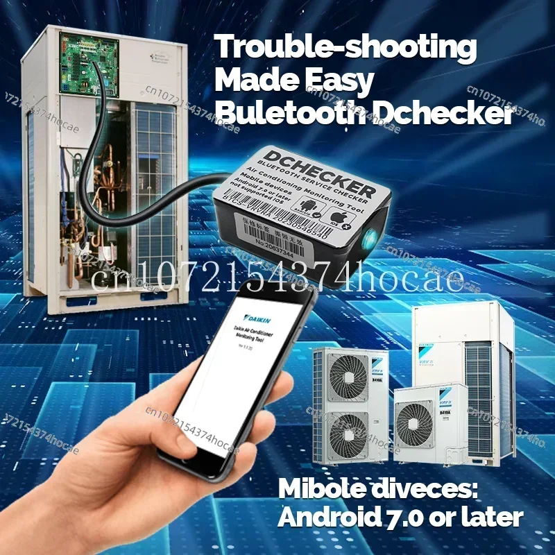 Daikin VRV skyair RA System Service strumento diagnostico Bluetooth Dchecker risoluzione dei problemi reso facile 999172T o 999187T nuovo Instock