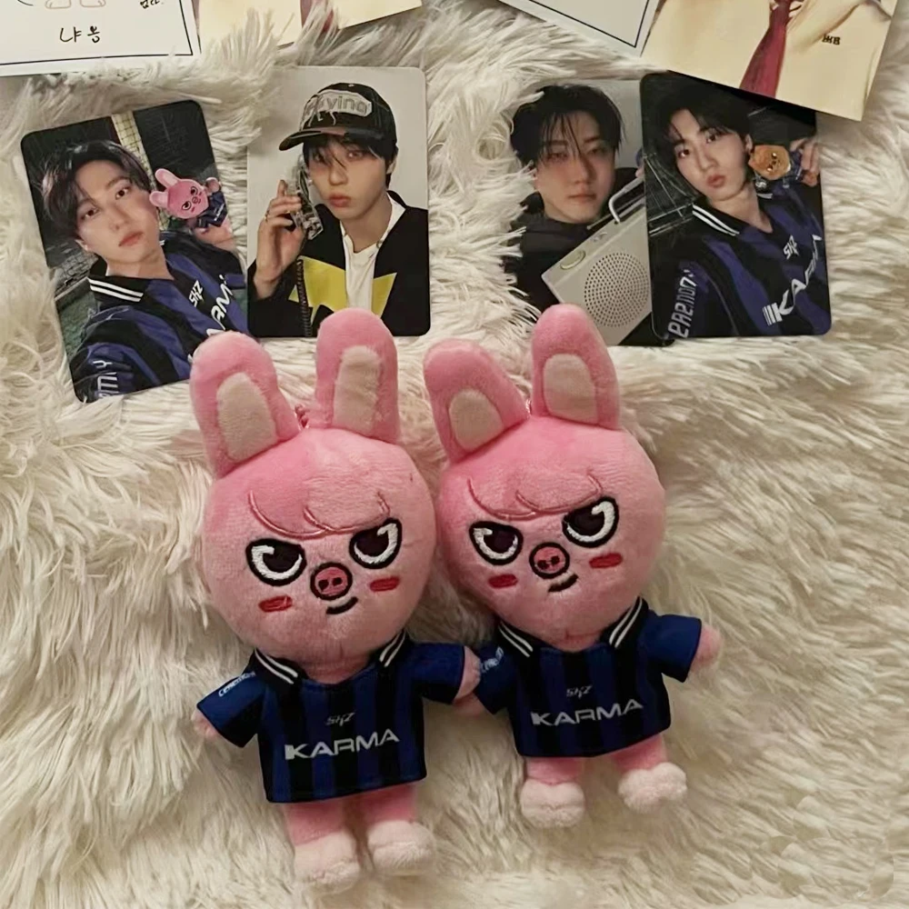 

SKZOO Plush Keychain KARMA plush toy doll SKZ stuffed animal children's toy, Bangchan, Felix, Hyun Jin fan gift