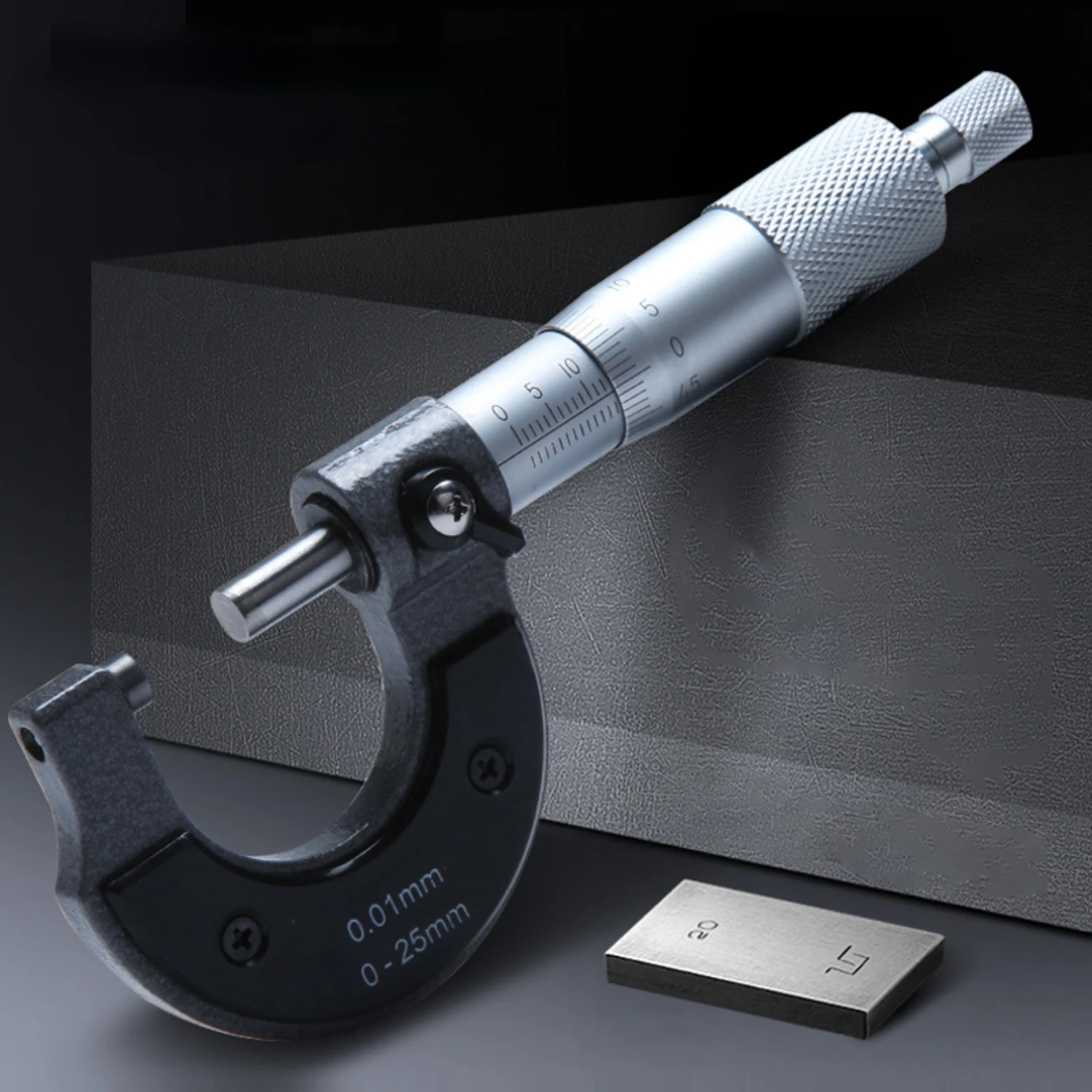 1PC Portable Outer Diameter Micrometer Spiral Micrometer Micrometer Caliper High-precision Measurement with Clear Scale