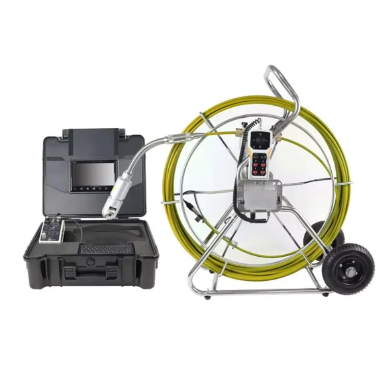 MYT Wopson 50mm Self Level Borehole Drilling Deep Water Well Inspection With 512Hz Transmitter Pipe Locator Camera 360