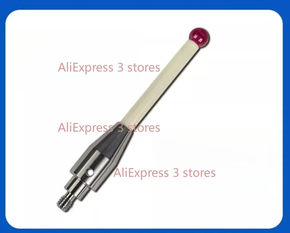 1pc High-Precision TC50/TC60 Machine Tool Probe Stylus - 6.0mm Ruby Ceramic Rod Test Head for BLUM Parts