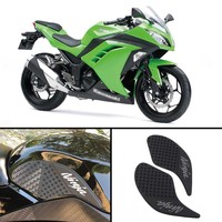 Motorcycle Fuel Tank Pad Fit for Kawasaki EX250 Ninja 250R 300 ABS Non-slip Sticker Side Fuel Tank Pad Waterproof Rubber Sticker