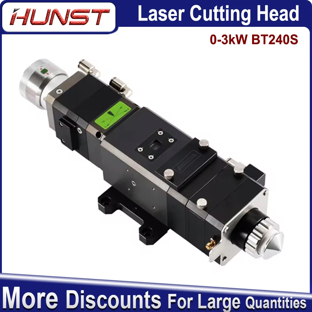 

Волоконно-Лазерная режущая головка HUNST Raytools, 0-3 кВт, BT240S, ручная фокусировка для лазерной резки металла QBH, волоконно-лазерная режущая машина