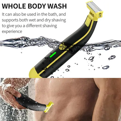 Single-Blade Facial Razor, Electric Shaver, Hair Trimmer, Body Beauty Device, Facial Shaving Tool, Beard And Pubic Hair Remover, Suitable For Home Use, Travel And Portability.
