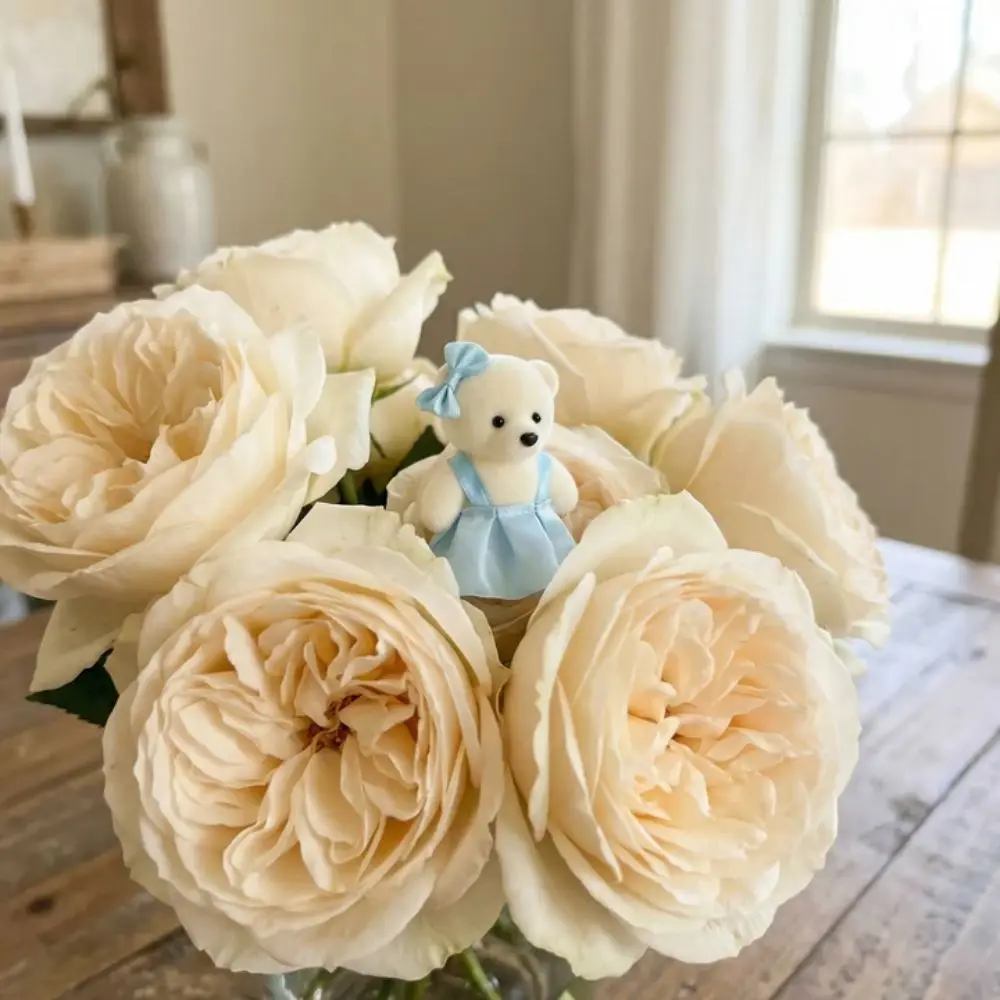 10pcs/set Wedding Gift Foam Bear Bear Foam Animal Mini Bear Flower Bouquet 11cm DIY Cartoon Bouquet Graduation Gifts
