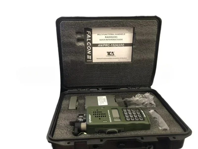 TCA PRC-152 Dual Band Two Way Radio Aluminum Metal Housing Non-GPS Version & GPS Version Tactical Handheld Walkie Talkie