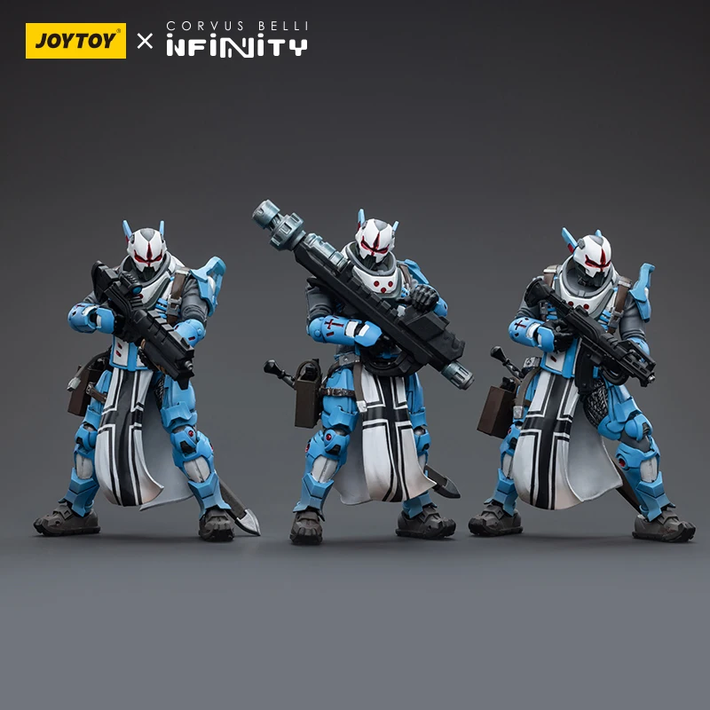 [En stock] figura de acción JOYTOY INFINITY PanOceania caballeros teutónicos figura de Anime modelo móvil conjunto coleccionista juguete de cumpleaños