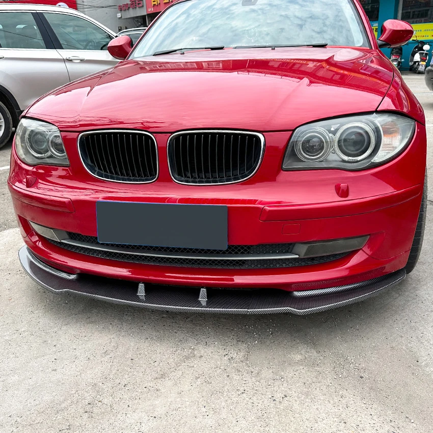 Front Bumper Lip Spoiler For BMW 1 Series E81 E82 E87 E88 LCI 2008-2011 Front Bumper Protector Lower Blade Splitter view 5