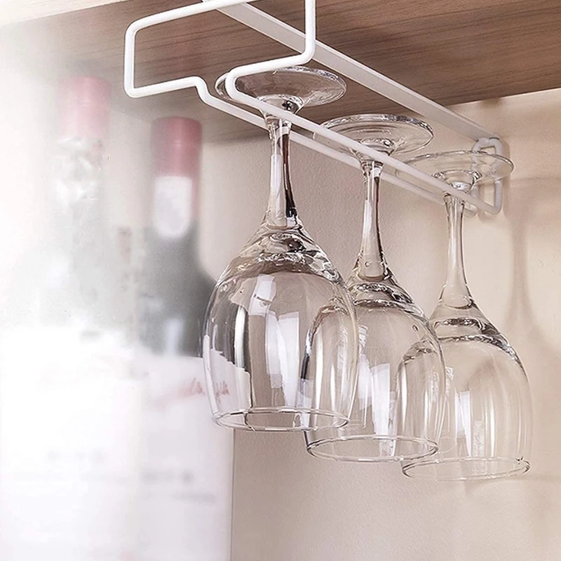Porte-verre à vin-sous armoire, supports à verres à double nucléoStemware, verre à vin face T1, évaluation du stockage des verres à vin