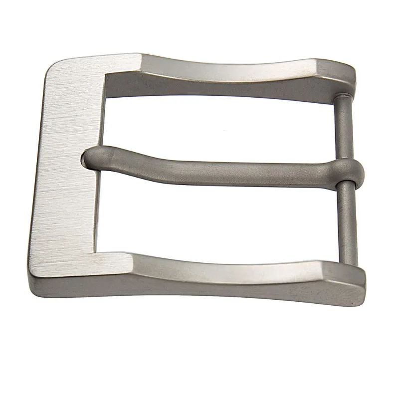 35/40 مللي متر التيتانيوم النقي غير قابل للصدأ دبوس مشبك حزام الرأس-التيتانيوم معدن الجلد ودية الترفيه تنوعا الرجال مشبك حزام الموضة