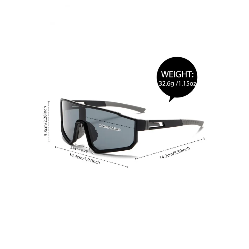 3 قطع، فستان كاجوال للرجال، نظارات رياضية عصرية متباينة، عالمية للرجال والنساء، العناية بالوجه للسيدات #2