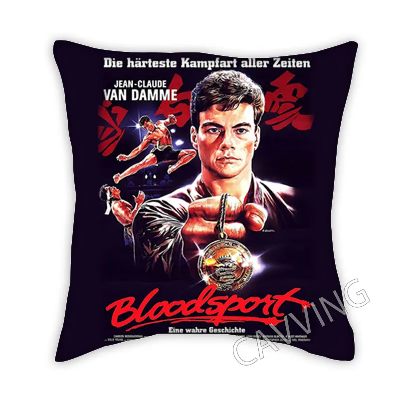 Jean Claude Van Damme 3D Printed Polyester Decorative Pillowcases Throw Pillow Cover Square Zipper Cases Fans Gifts Home Decor