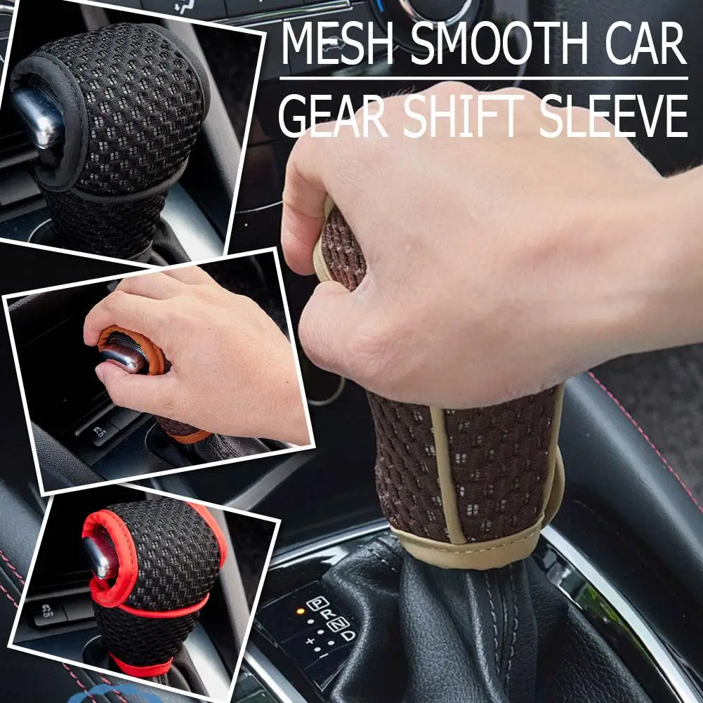 Car Shift Handle Cover Gear Shift Non Slip Grip Handle Universal Protective Car Automatic Accessories Gear Interior Covers J1H5