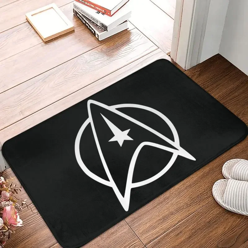 Star Treks Floor Door Bathroom Kitchen Mats Anti-Slip Outdoor Science Fiction TV Series Doormat Garage Entrance Rug Carpet