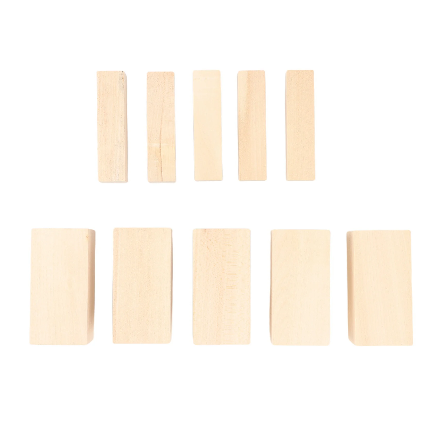 

10Pack Basswood Carving Blocks Kit Whittling Blanks Beginners Unfinished Wood Whittling Blocks Carving Block Kit(5L+5S)