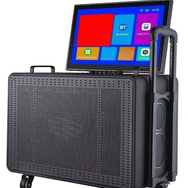 Foreign Trade Version Video Machine Audio Bluetooth Tie Rod Speaker Jukebox