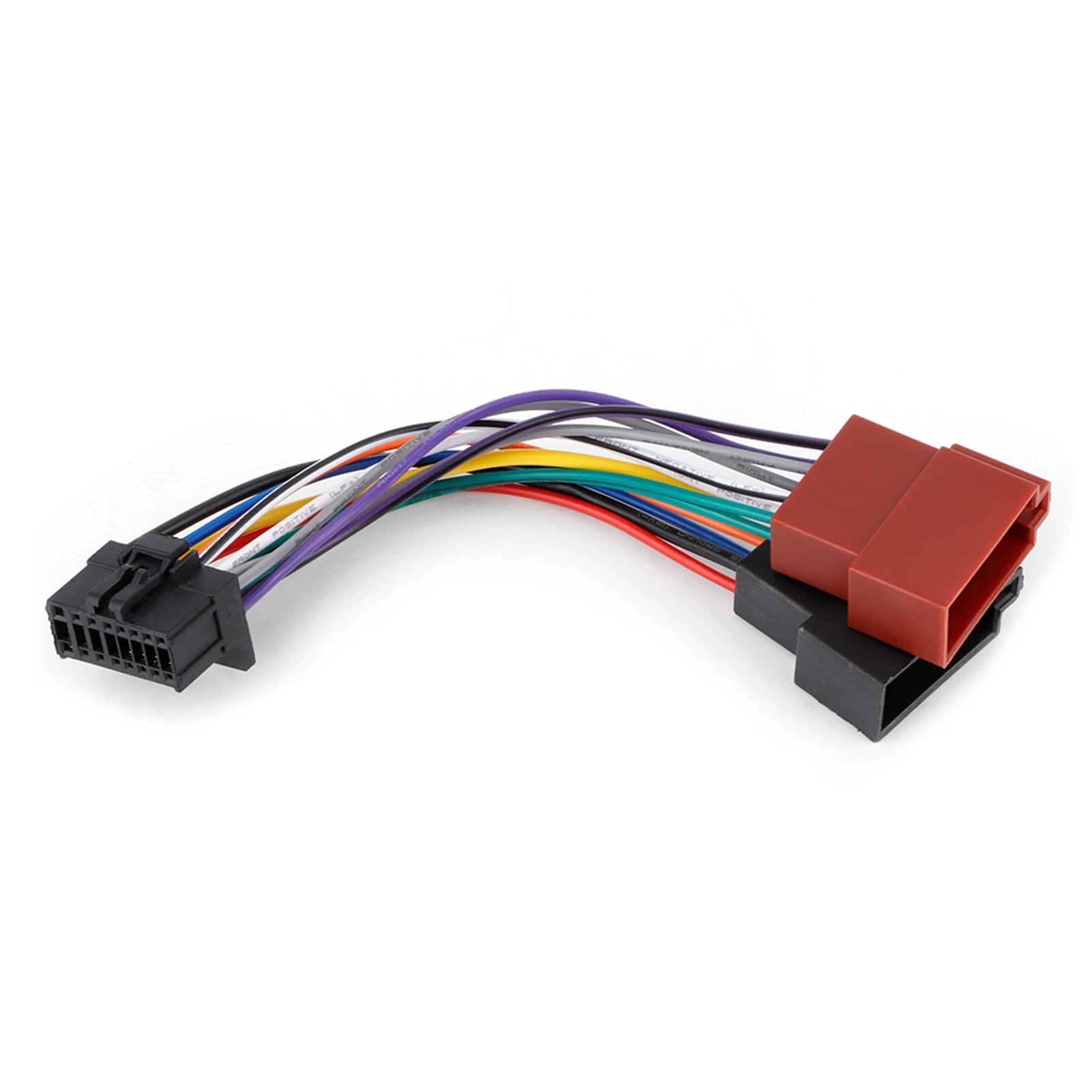 Car Stereo Harness Universal For Car With Pioneer 2003‑2025 16pin Port to Mini Iso 8pin Plug Wiring Cable Stereo Harness