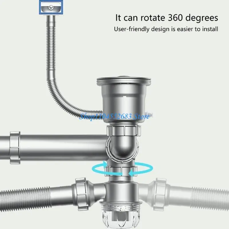 

Y6gd удобный раствор для кухонной раковины с помощью прозрачной ловушки с прозрачной ловушкой легкой установки