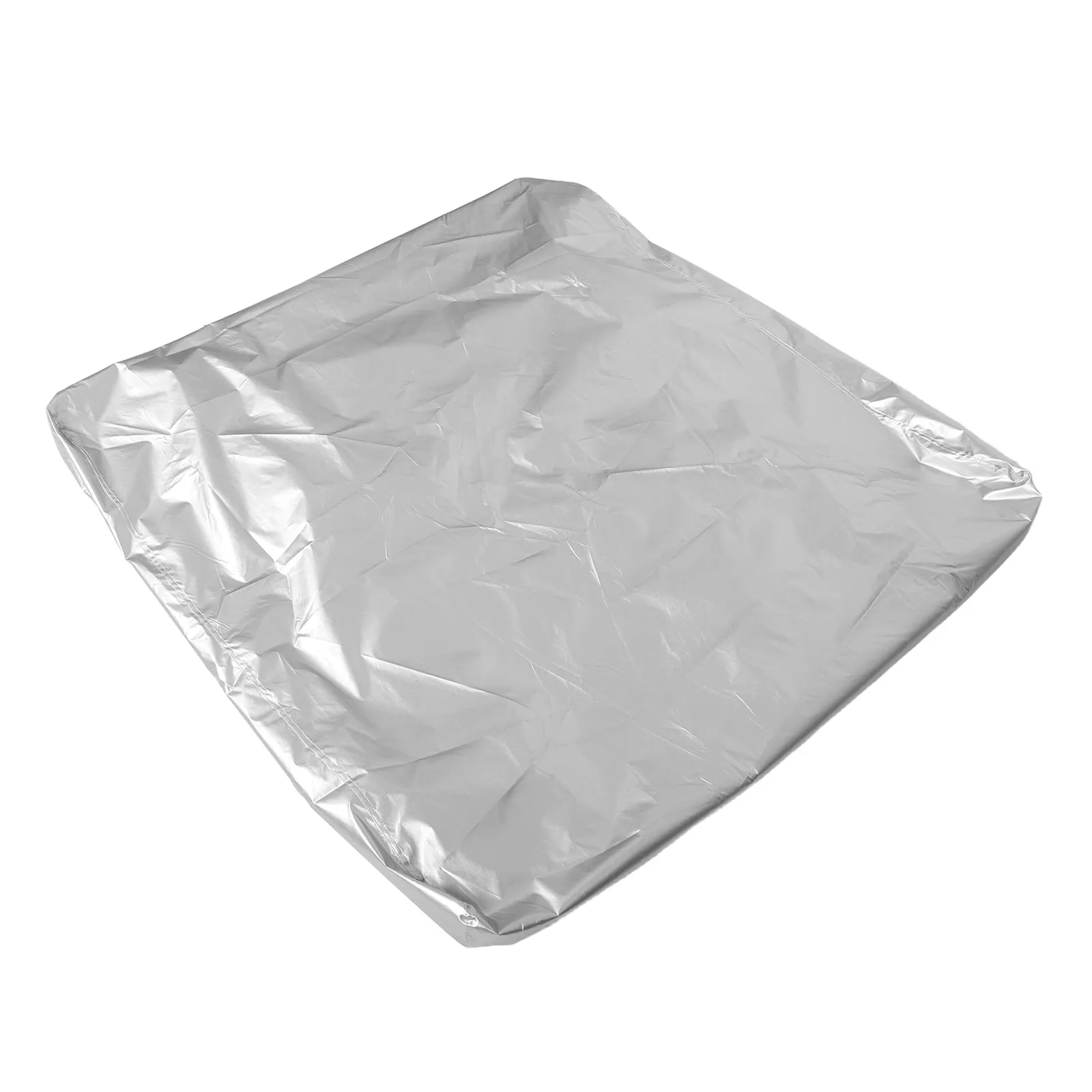 

Oxford Cloth Outdoor Furniture Cover Silver Waterproof Dustproof Sunproof Garden Patio Table and Chair Set Cover 115x115x70cm