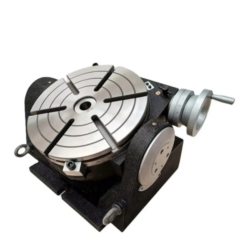 

Milling Drilling Boring Machine Tools Universal Tilting Rotary Table TSK320 Motor Alloy Steel Provided 18 Vacuum Table For Cnc