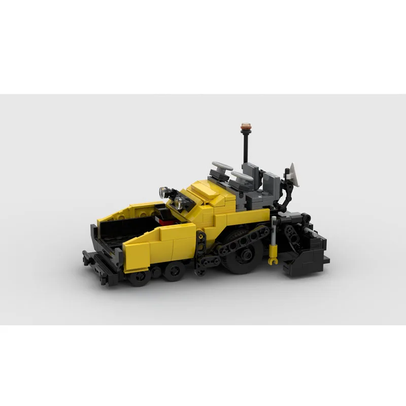 Outdoor MOC-205734 City Street Cleaning Wheeled Asphalt Paving Machine Model 354 Parts Birthday Educational Custom Toy Gift