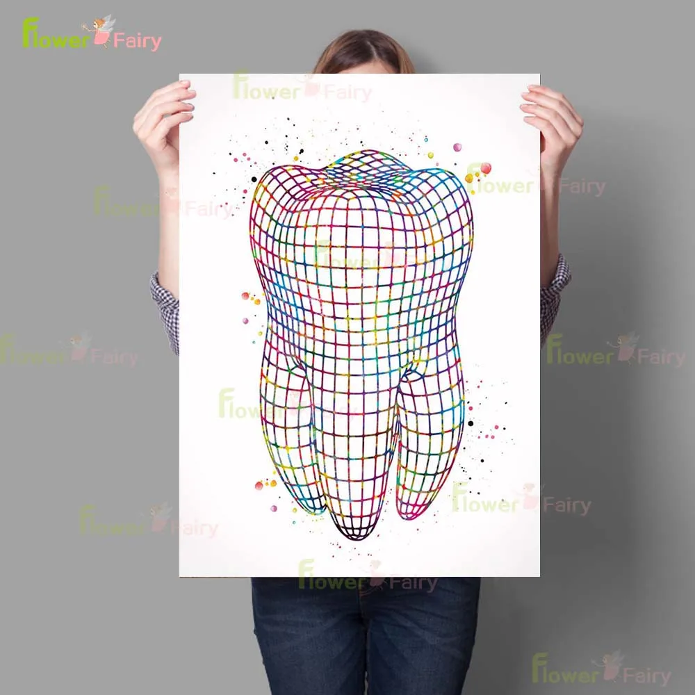 Dental Clinic Tooth Dentisit Posters and Prints Teeth Wall Art Canvas Painting Home Decor Wall Pictures For Living Room Unframed