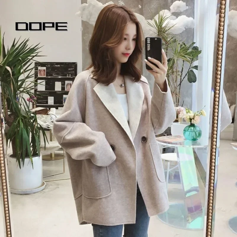 Overcoat Coats for Women Long Sleeve Outerwears Solid Jacket Korean Fall Deals Elegant and Youth Modern Bags Trench Blazer Woman