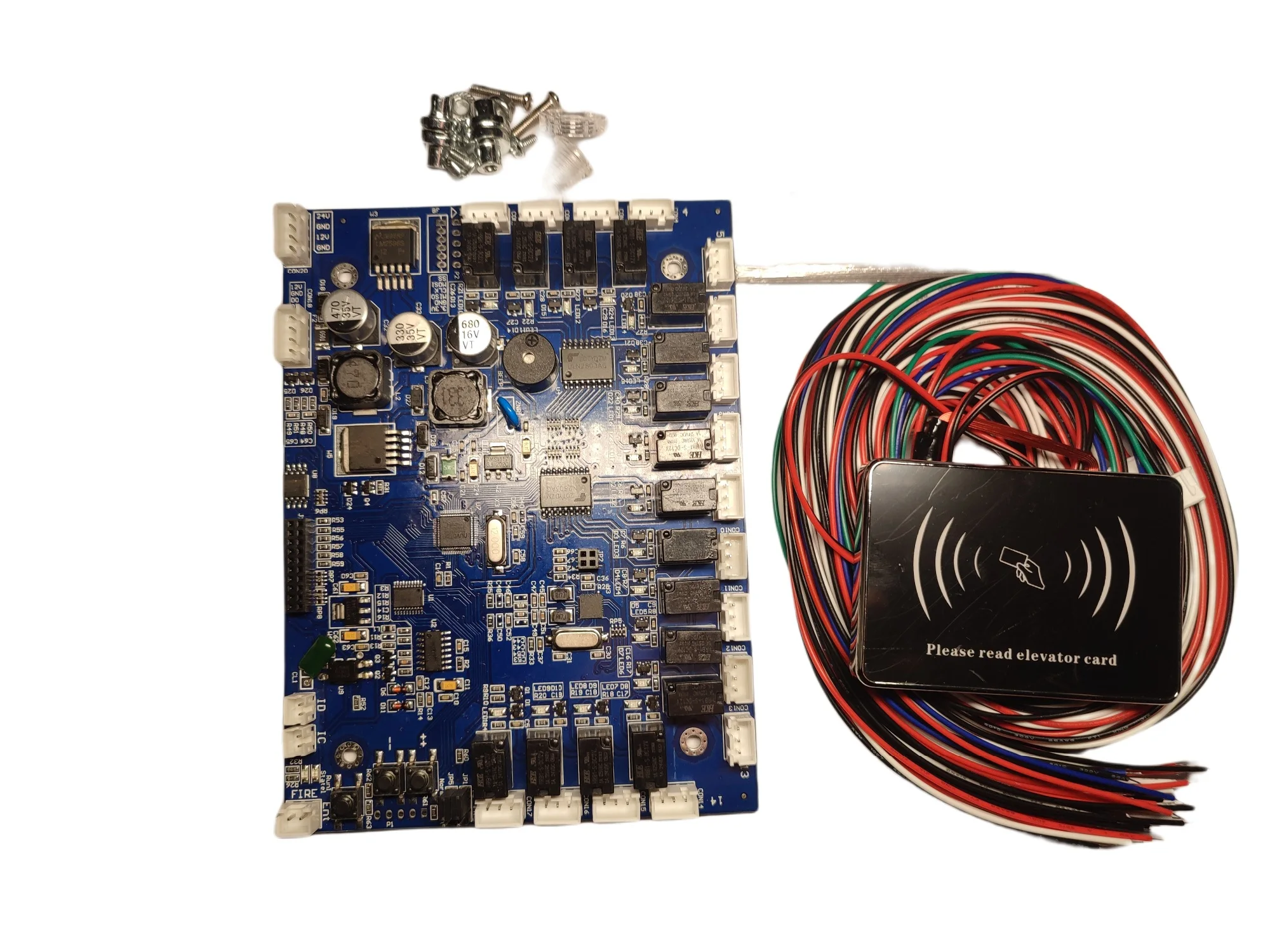 16 Floor Dual Frequency RFID Card Elevator Hierarchical Controller Elevator Access Control Module