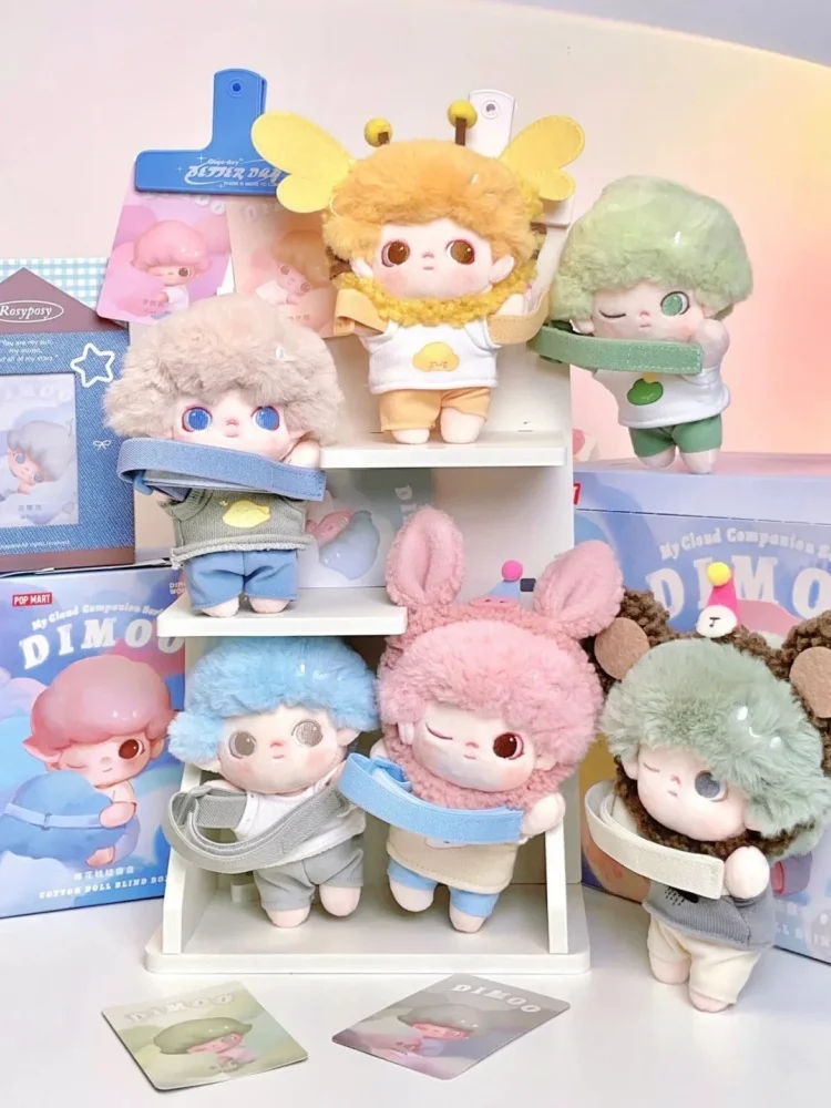正規品 POP MART Dimoo マイクラウドコンパニオンシリーズ ミステリーボックス コットン人形 ブラインドボックス コレクタブルチャーム 愛の誕生日プレゼント