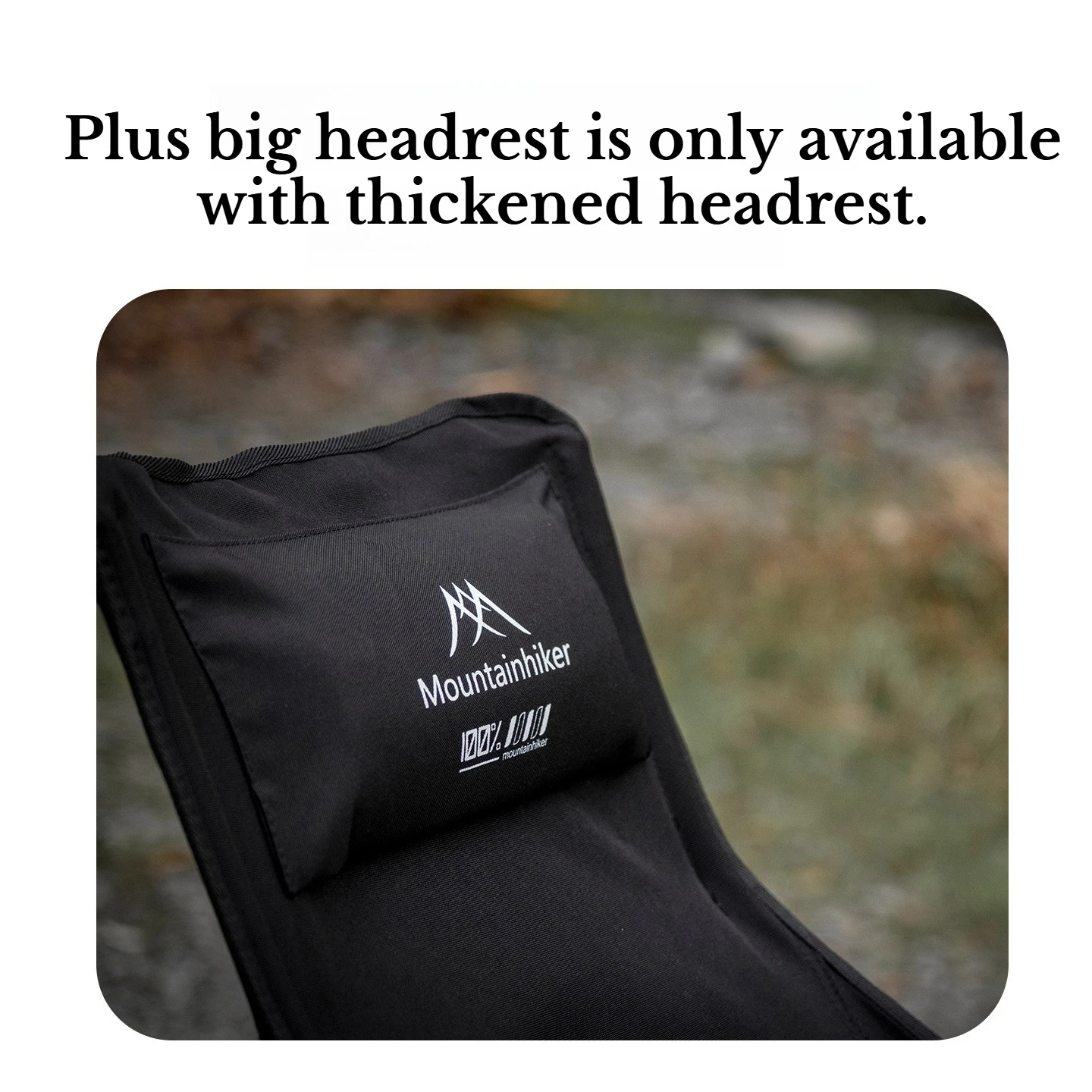  MOUNTAINHIKER Camping Moon Chair High Back Ultralight Folding Chair Portable 150KG Load Travel Chairs Outdoor Fishing Chair view 6