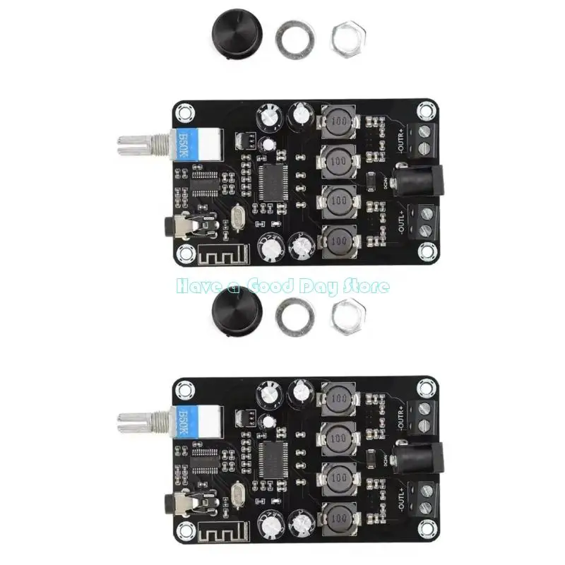 462D High fidelitys Double Channel Audios Amplifier Board Wireless Auxs 3.5mm Input Compactly Design For Home Theater Systems